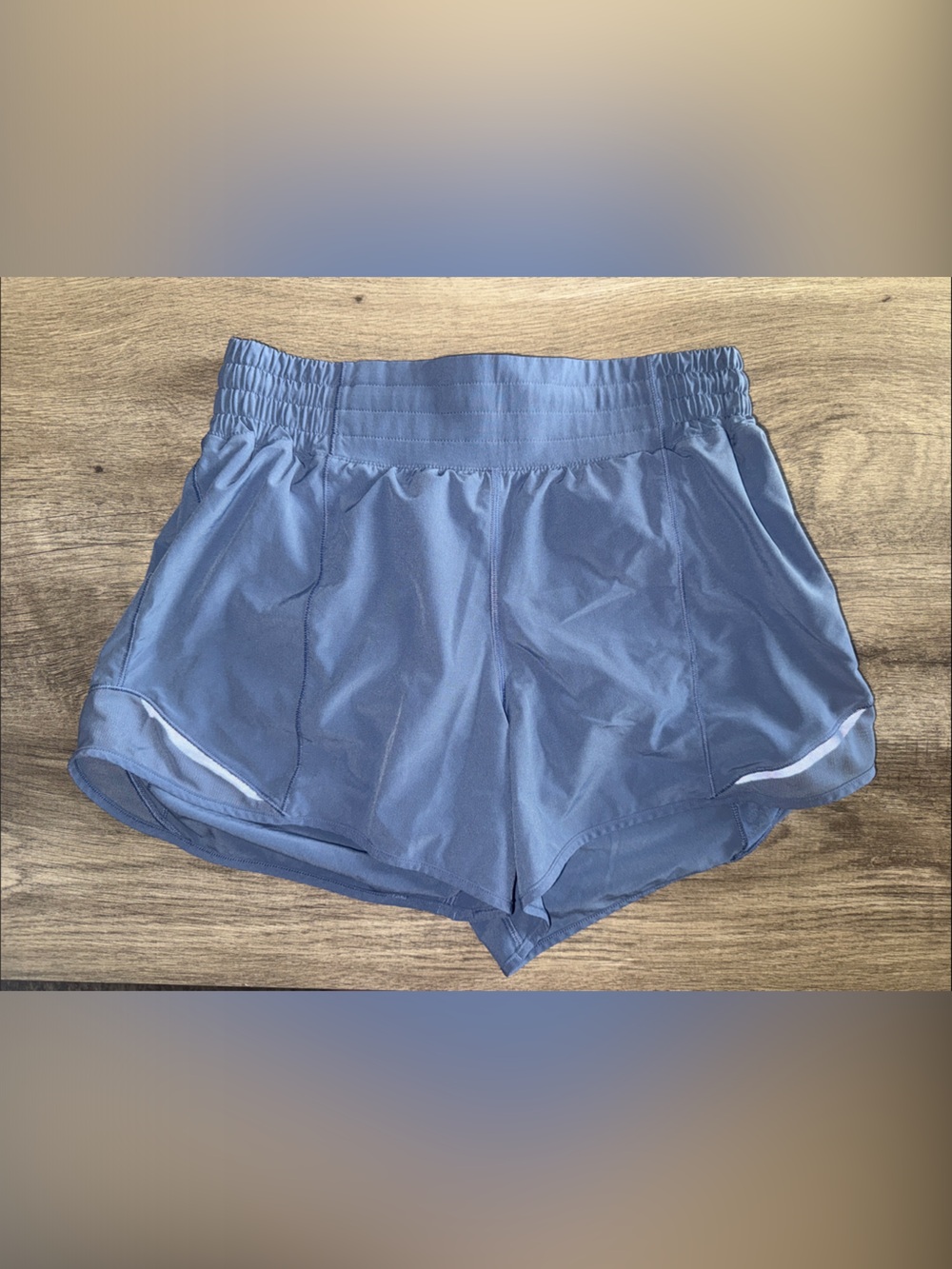 lululemon athletica Dusty Blue Drawstring Shorts